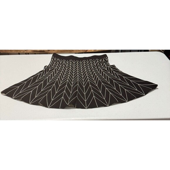 Studio M Women's Y2K 2000 Elastic Waist Black and White Reversible Skirt  Small - Picture 13 of 16